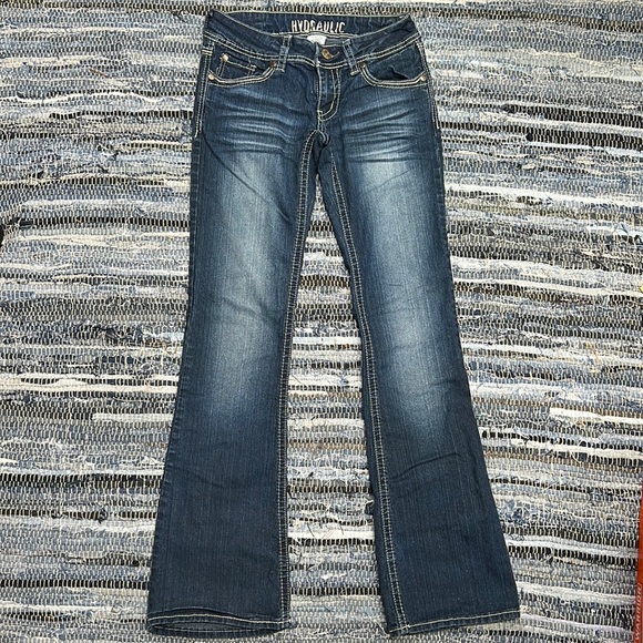 Hydraulic blue jeans size jr 3/4 - Picture 1 of 13
